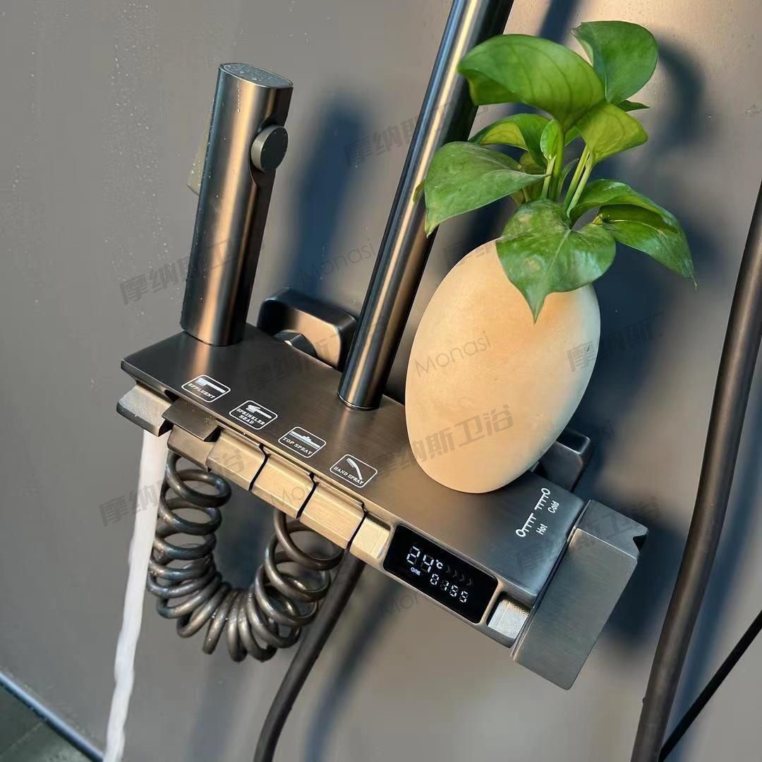 SC73 - Sen cây bàn phím ghi xám, màn hình hiển thị led