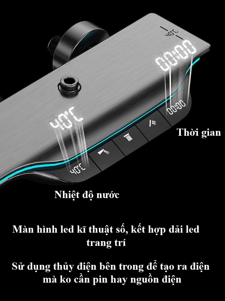 SC81 - Sen cây bàn phím hiển thị nhiệt độ cao cấp