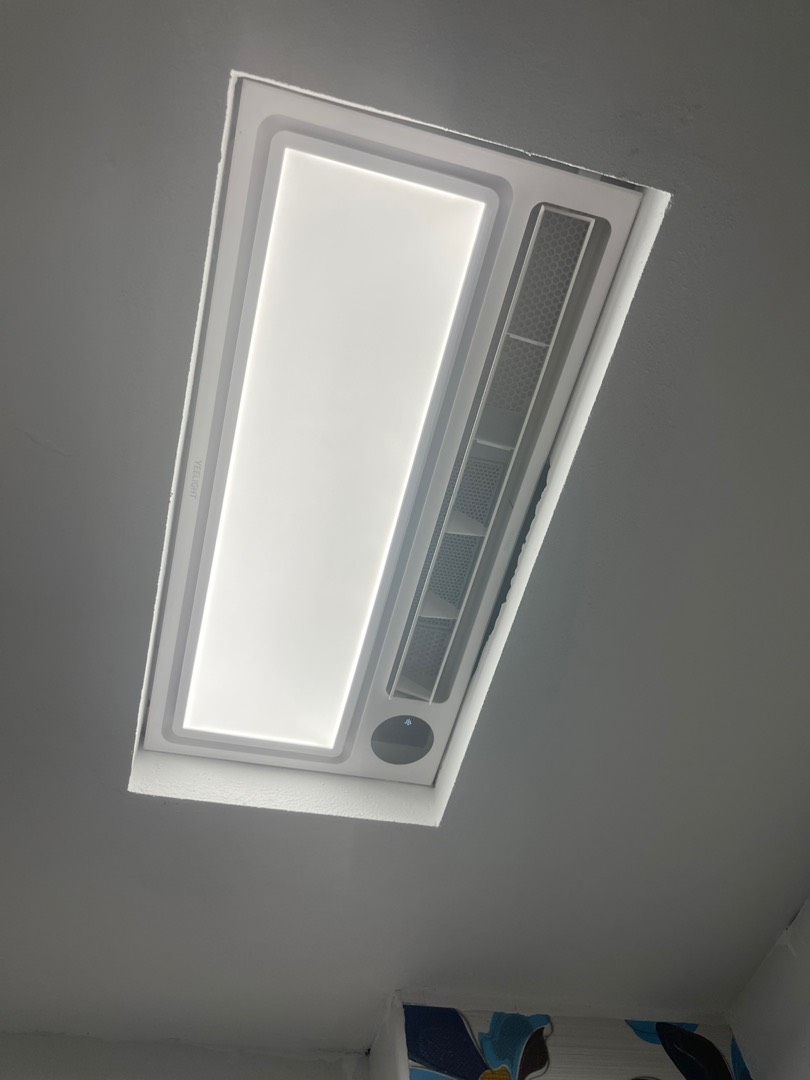 YLYB05YL - Máy Sưởi Nhà Tắm Xiaomi Yeelight Pro S20 Smart Bath 8 in 1 YLYB05YL – Kèm Điều Khiển Có Thông Gió Hút Mùi âm trần chức năng 8 in 1, cửa gió đảo chiều 120 độ