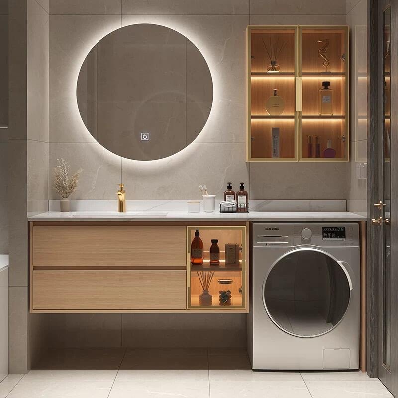 TC18K - Tủ chậu kết hợp máy giặt, nhựa PVC đặc chịu nước, hàng đặt theo yêu cầu, kích thước và màu sắc tùy chọn. LH để được giá tốt: 0975.296.975