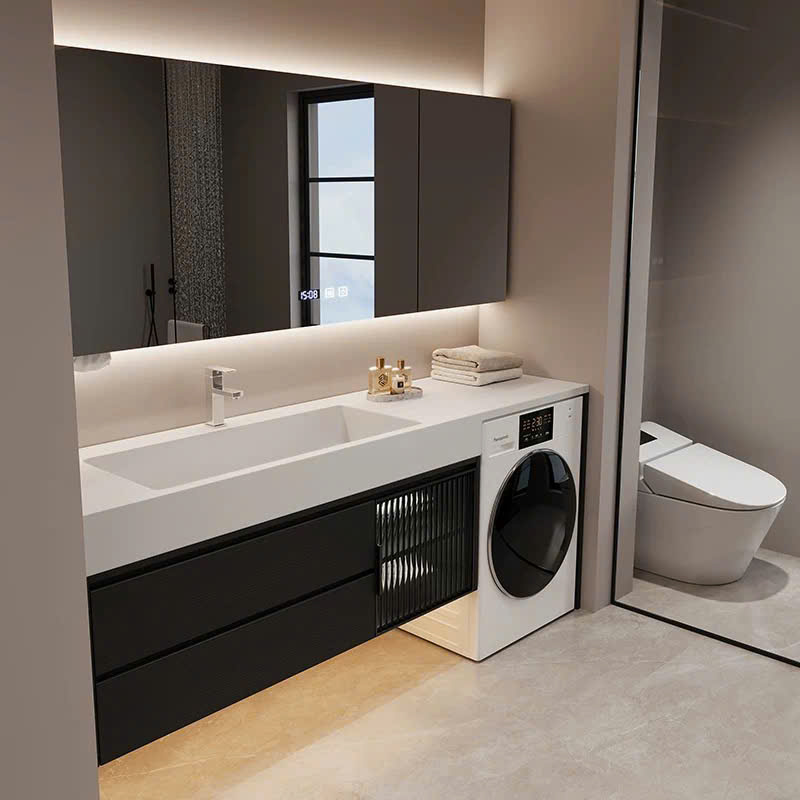 TC22K - Tủ chậu kết hợp máy giặt, nhựa PVC đặc chịu nước, hàng đặt theo yêu cầu, kích thước và màu sắc tùy chọn. LH để được giá tốt: 0975.296.975