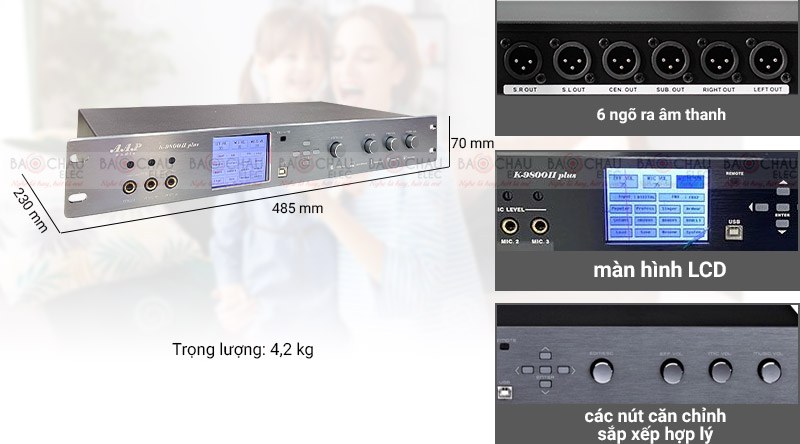 Vang số AAP Audio K9800II Plus