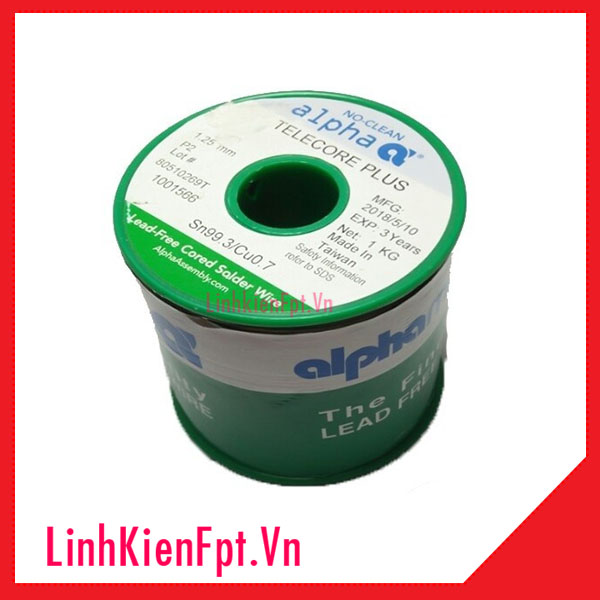 Telecore Plus Thiếc Hàn Loại Tốt Anpha Telecore Plus 99,3 Thiếc Không Chì | linhkienfpt