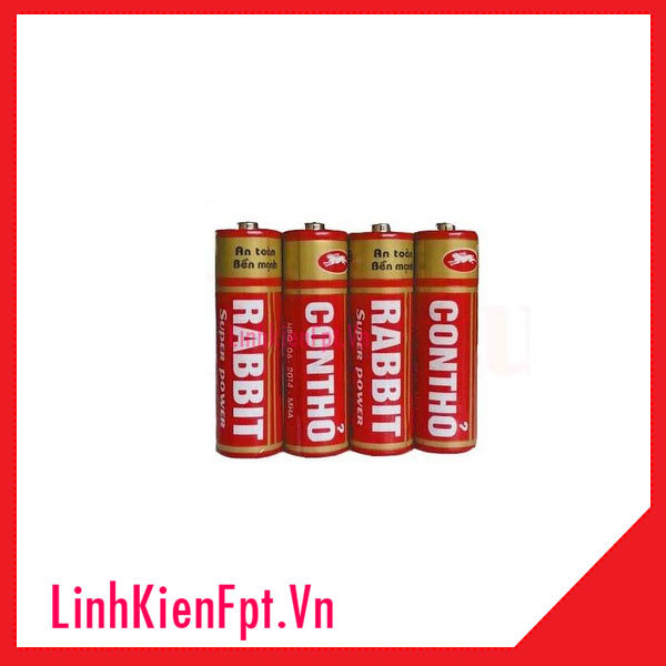 Pin Con Thỏ AA ( Vỉ 4 Viên ) | linhkienfpt