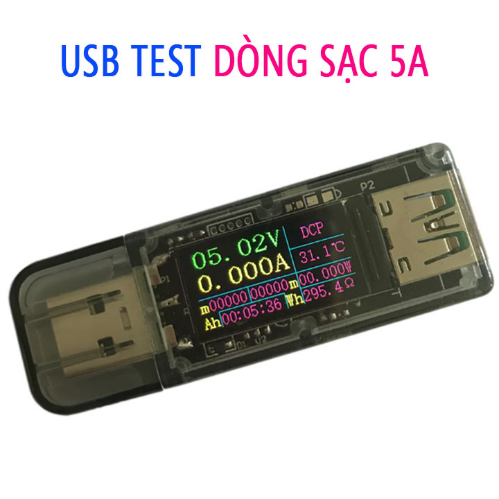 USB Test dòng sạc Led hiển thị màu | linhkienfpt
