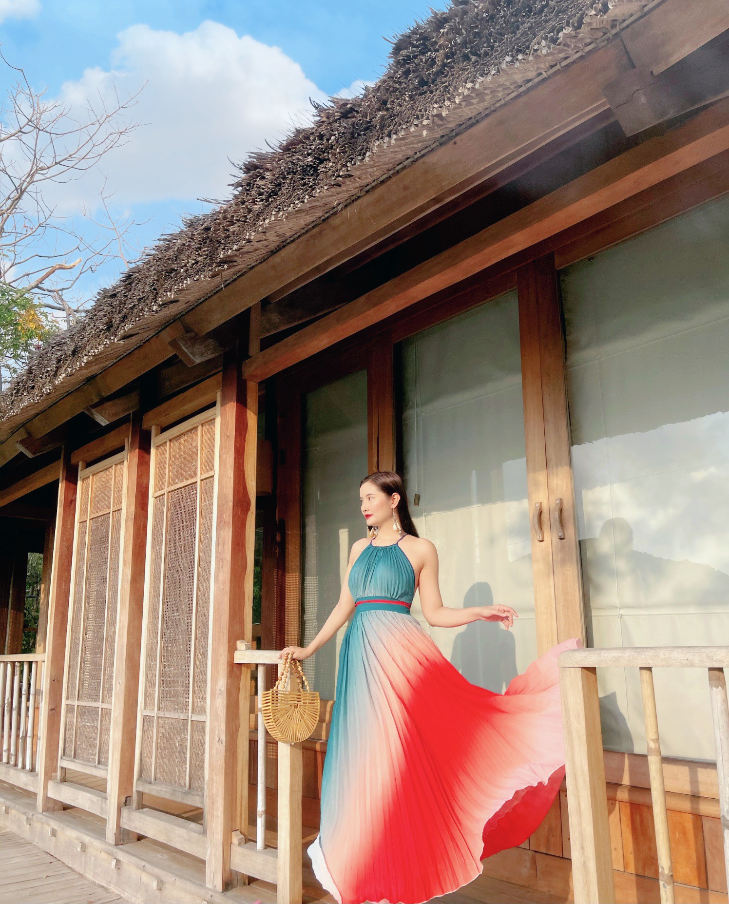 Maxi mix màu - xu hướng đầm maxi 2021  