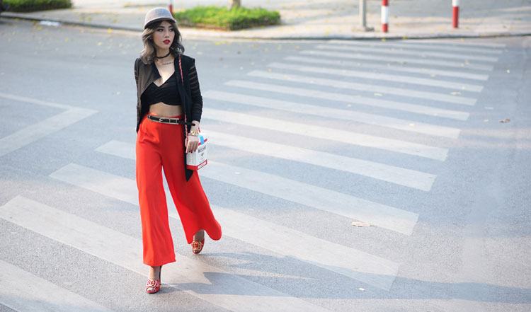 Gợi ý mẫu thời trang  dạo phố mùa thu cá tính