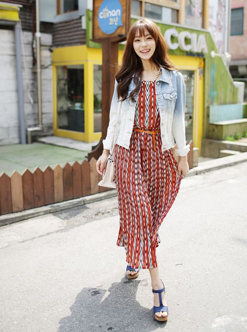 Phối đầm maxi cho giới công sở