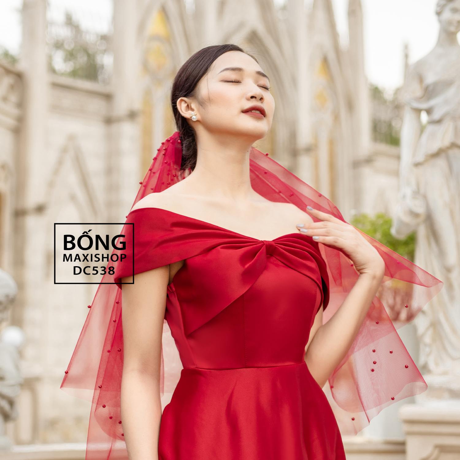 Top 7 mẫu váy cưới đỏ sang trọng, nổi bật
