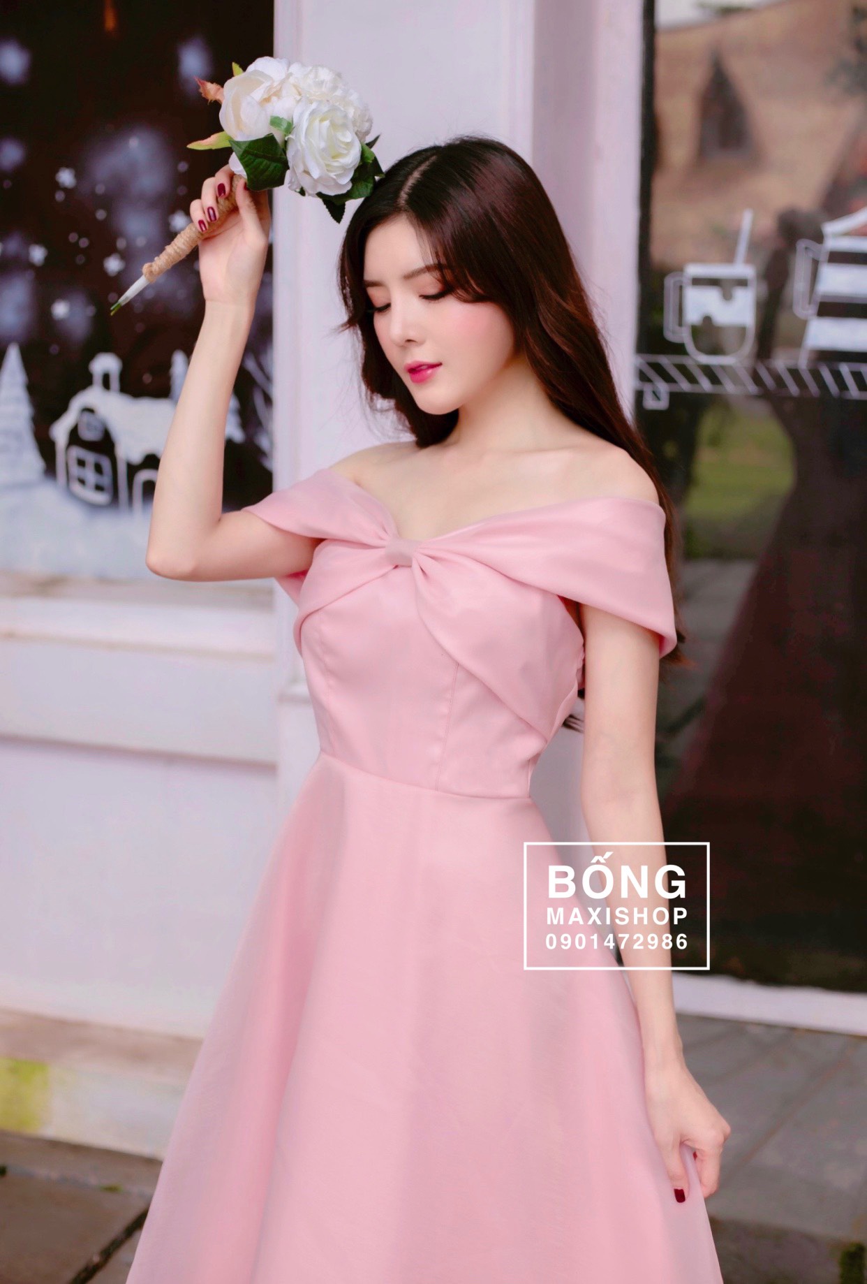 Váy Trễ Vai Hoa Hồng giá rẻ Tháng 72023BigGo Việt Nam