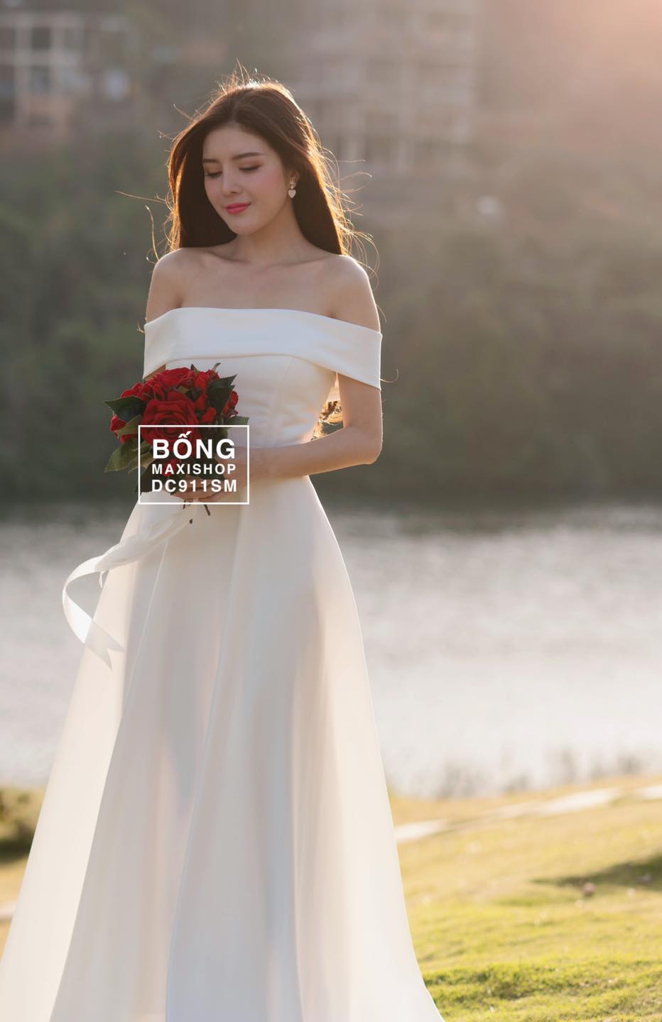 Mẫu váy cưới trắng đẹp của NTK Quyên Nguyễn  Quyên Nguyễn Bridal