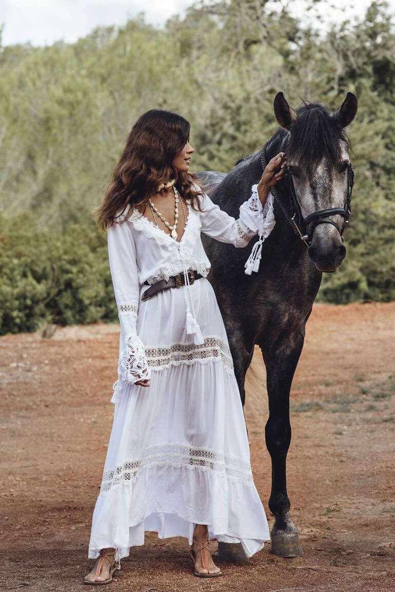 Đầm Váy Bohemian thổ cẩm maxi vintage dáng dài suông rộng đi biển đẹp xinh  rẻ độc lạ bigsize bầu bí NH002 | Lazada.vn