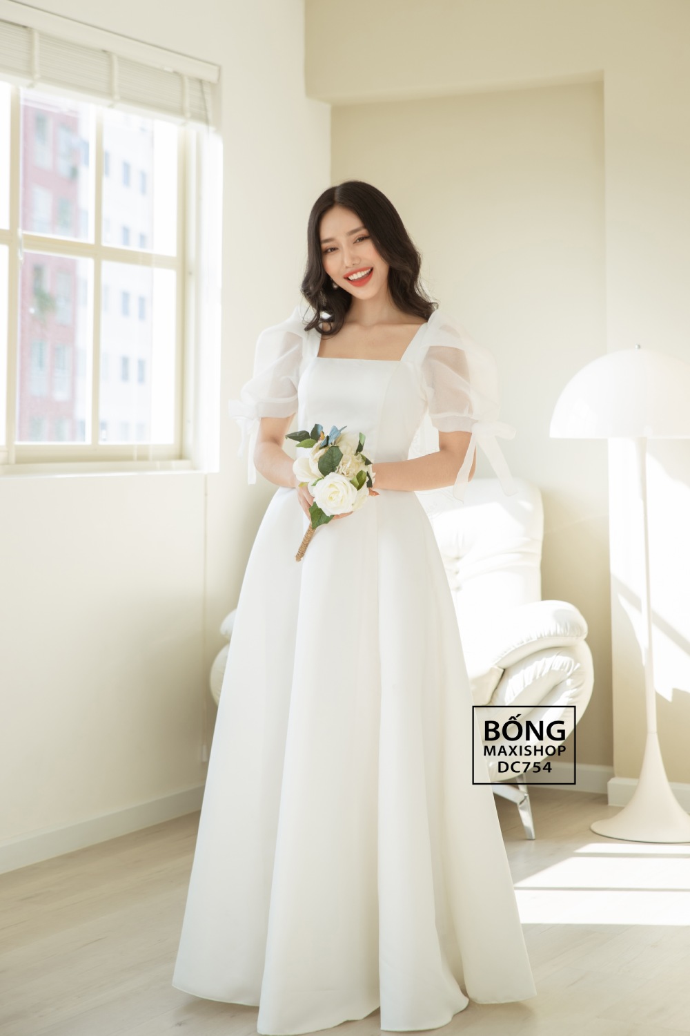 Váy Cưới Suông Nhẹ Nhàng-MARYMY | Evening dresses prom, Wedding gowns,  Bridal
