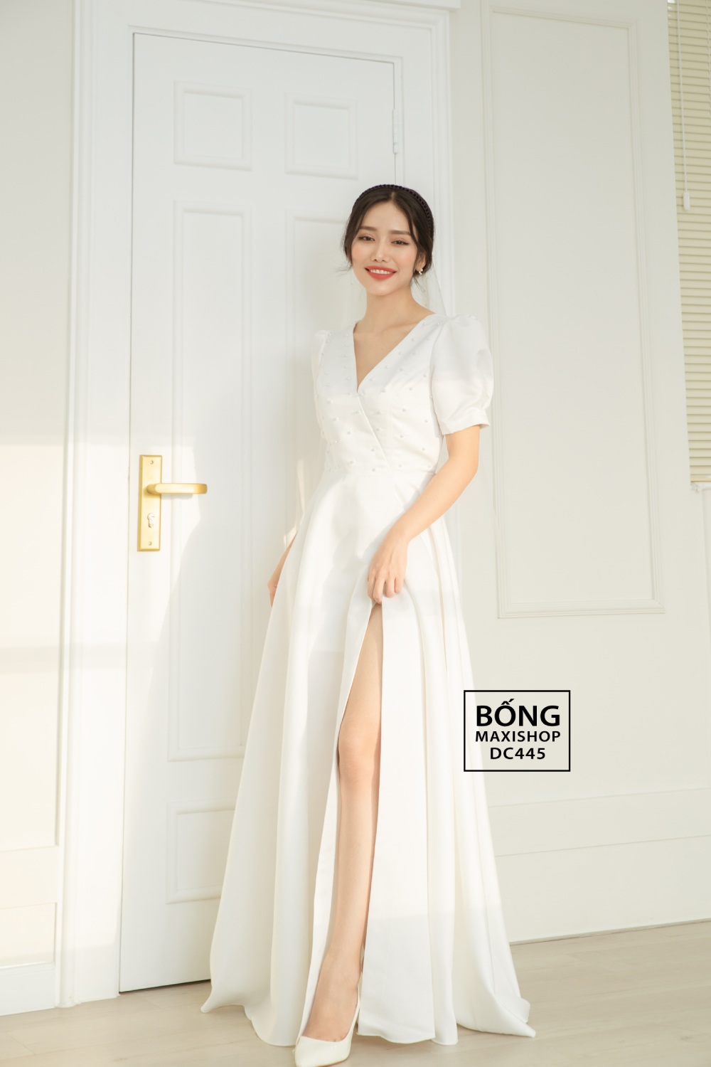 Shop bigsize nữ 50kg đến 90kg Đầm dài ĐÍNH NƠ LƯNG đi tiệc cưới màu trắng  vàng đỏđen  D55Nơ  Shop Táo Đỏ Bigsize  Shopee Việt Nam