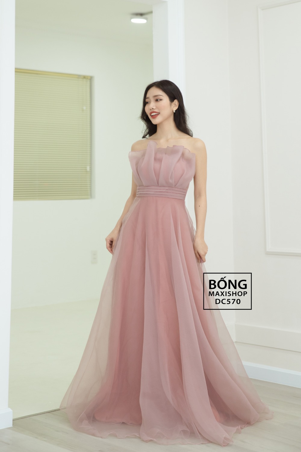 35 váy cưới tone hồng ngọt ngào đẹp 