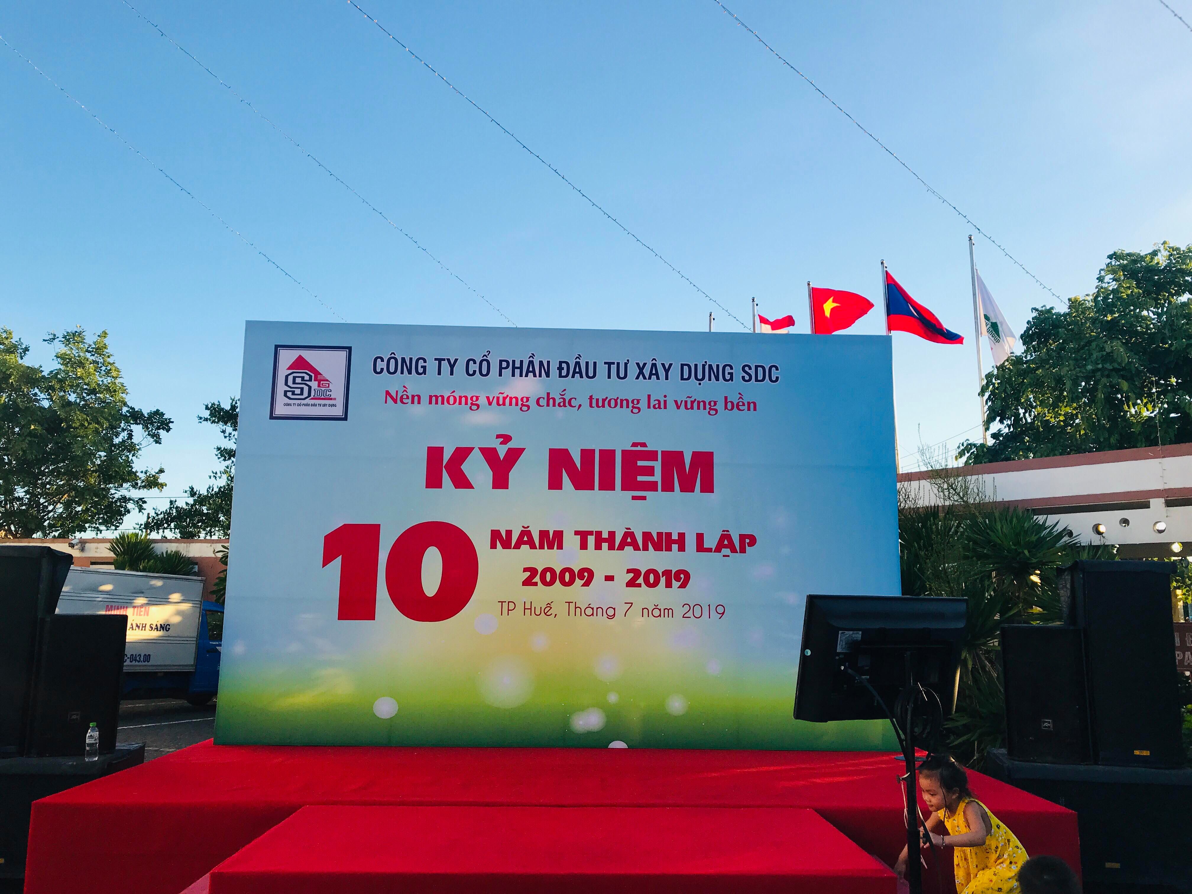 Kỷ niệm 10 năm ngày thành lập Công ty CP đầu tư Xây dựng SDC