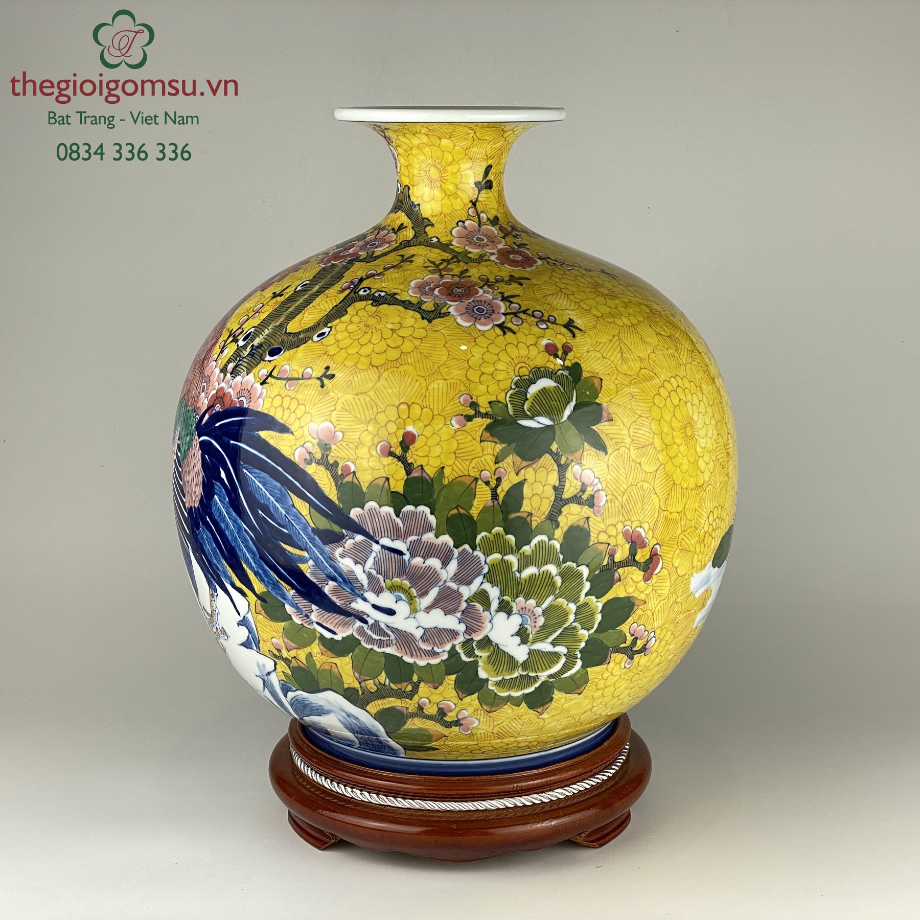 Bình hút tài lộc " Gà trống mái"