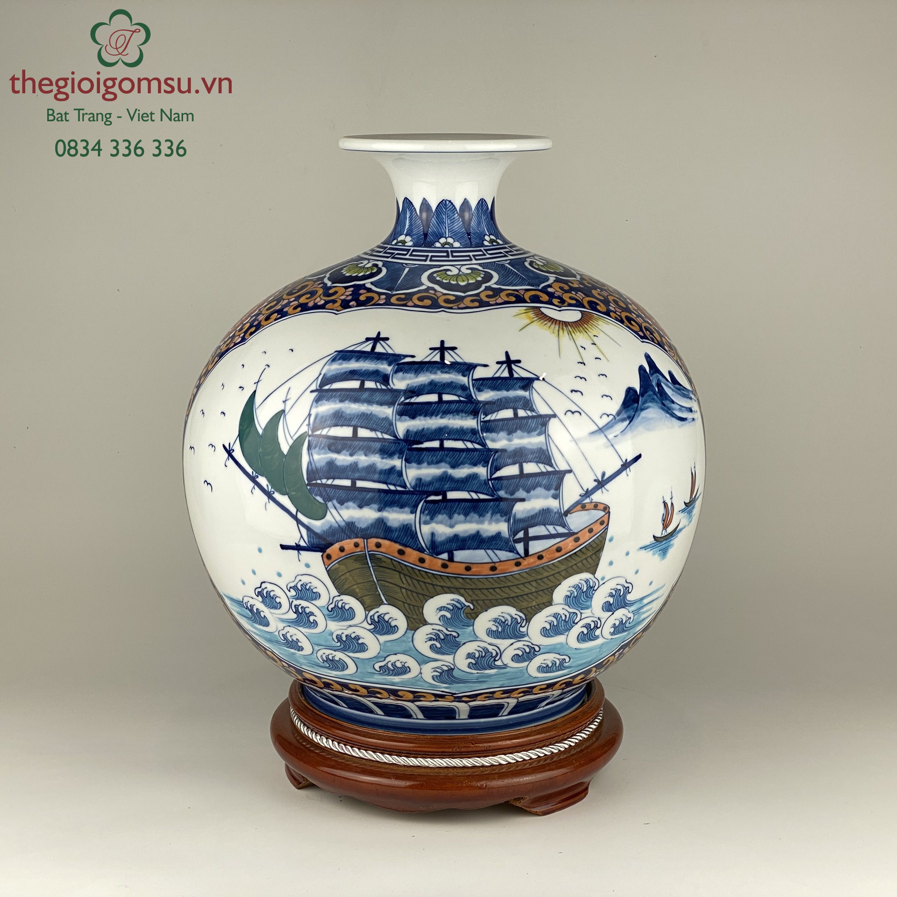 Bình hút lộc "Thuận Buồm Xuôi Gió"