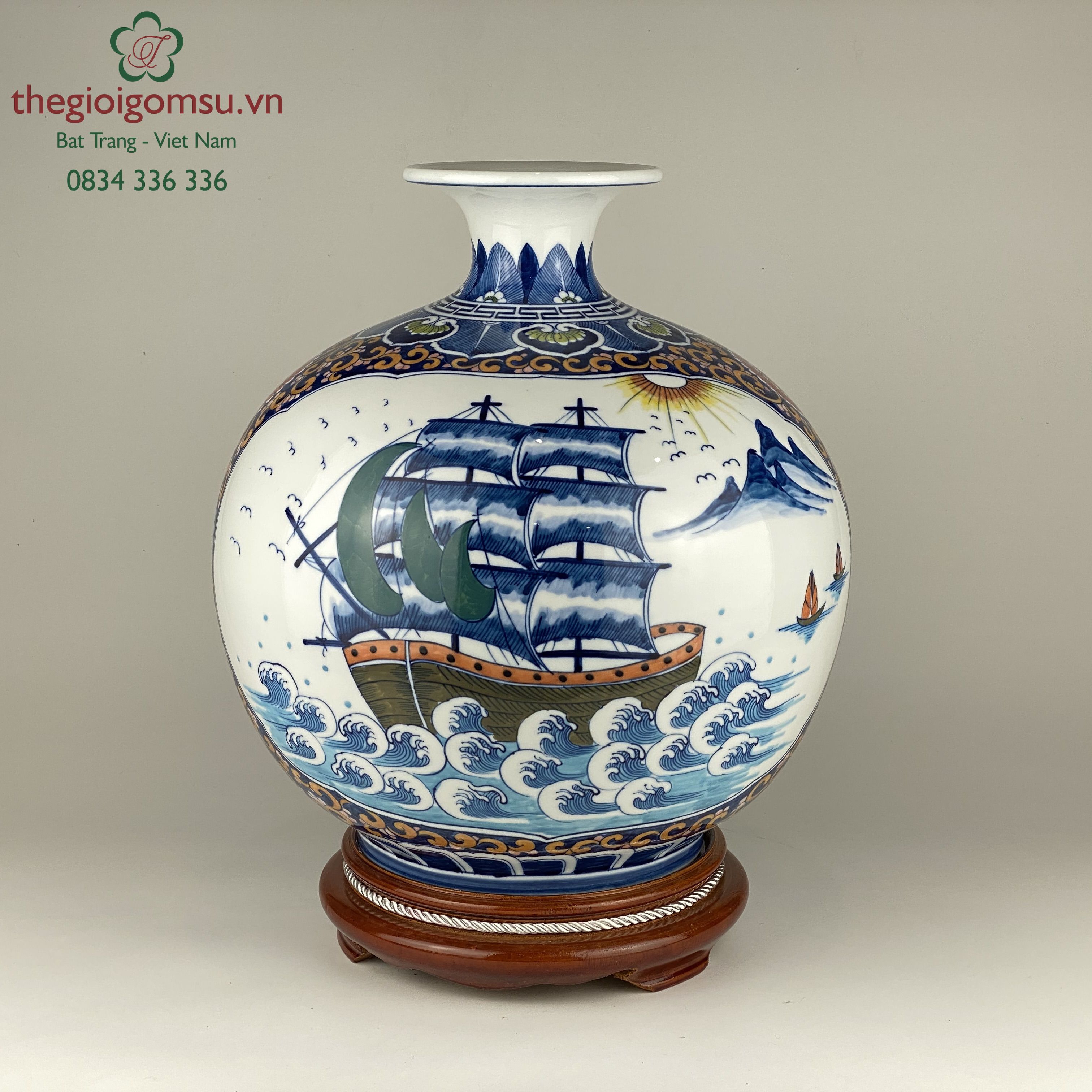 Bình hút lộc "Thuận Buồm Xuôi Gió"