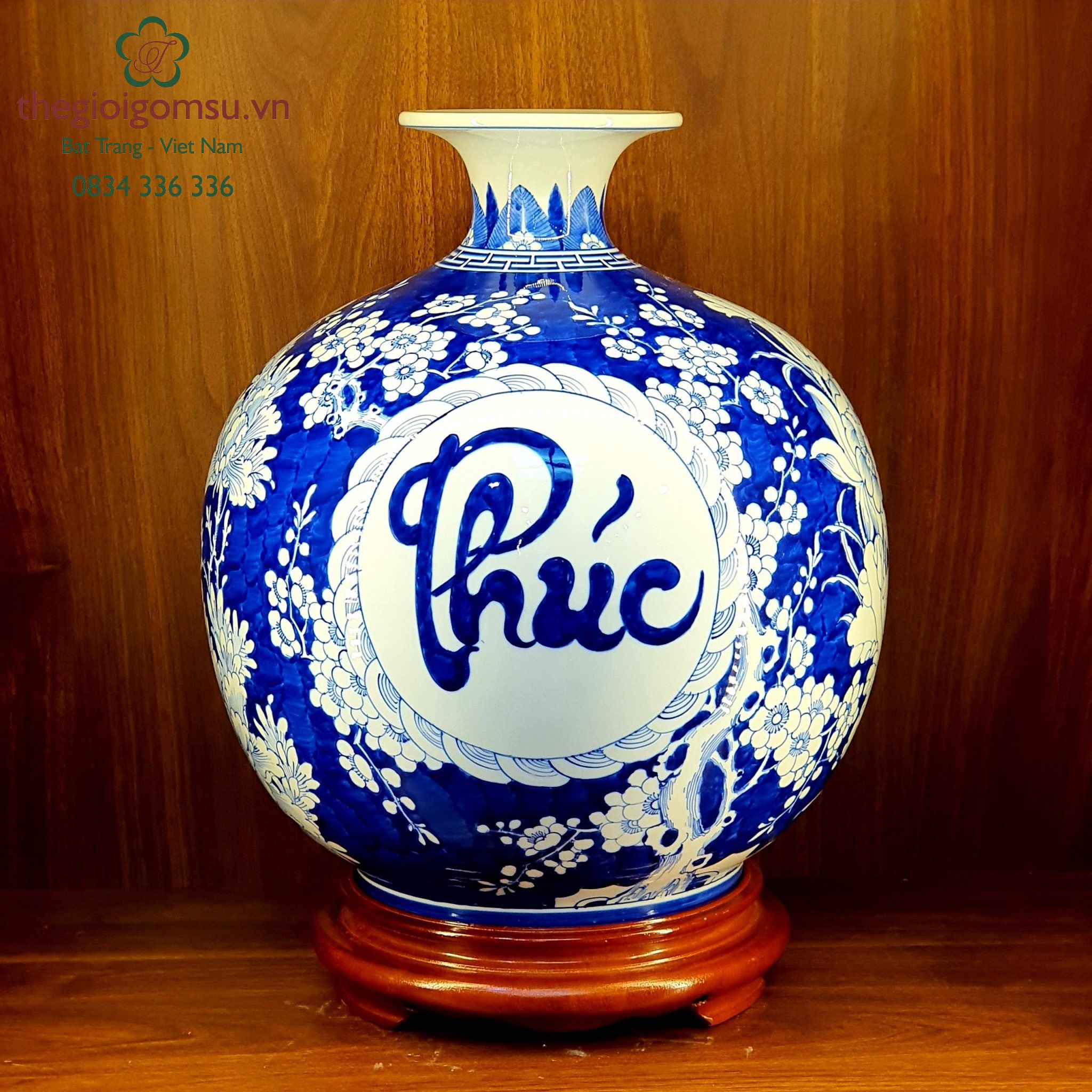 Bình hút tài lộc Phúc – Lộc – Thọ