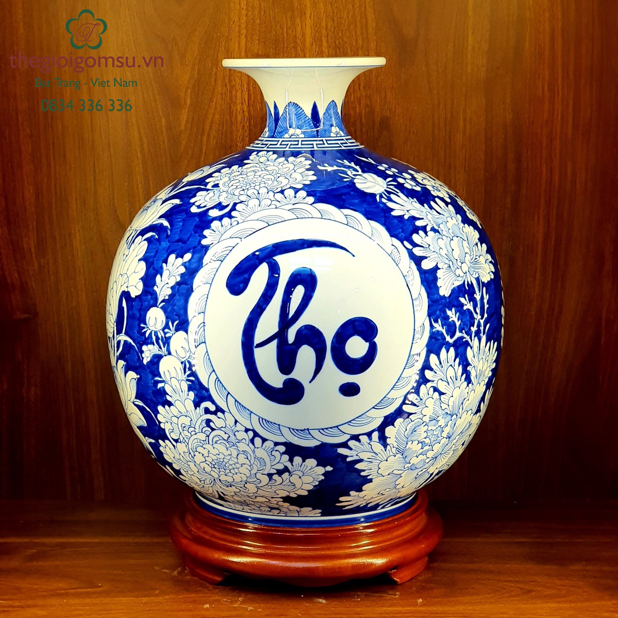 Bình hút tài lộc Phúc – Lộc – Thọ