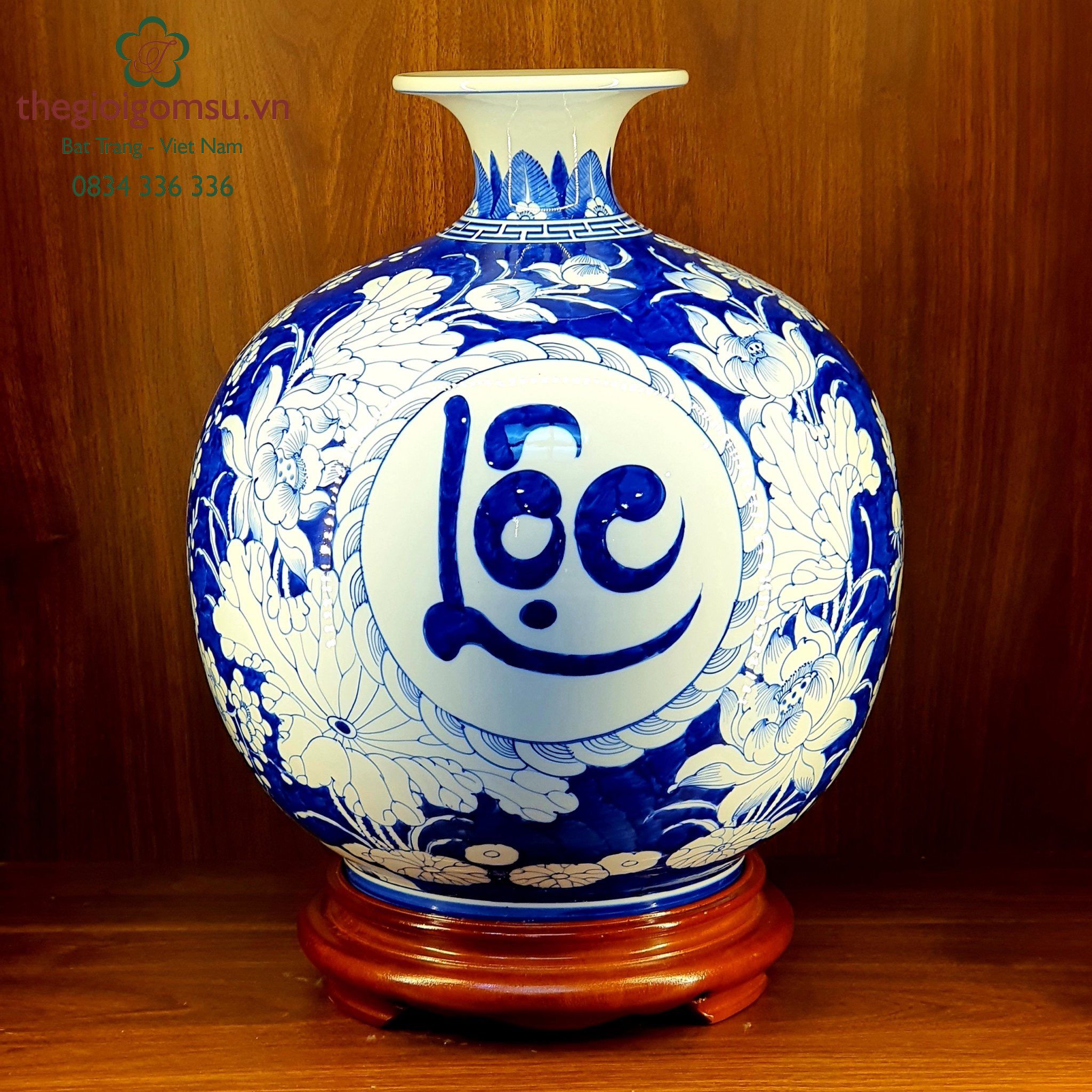 Bình hút tài lộc Phúc – Lộc – Thọ