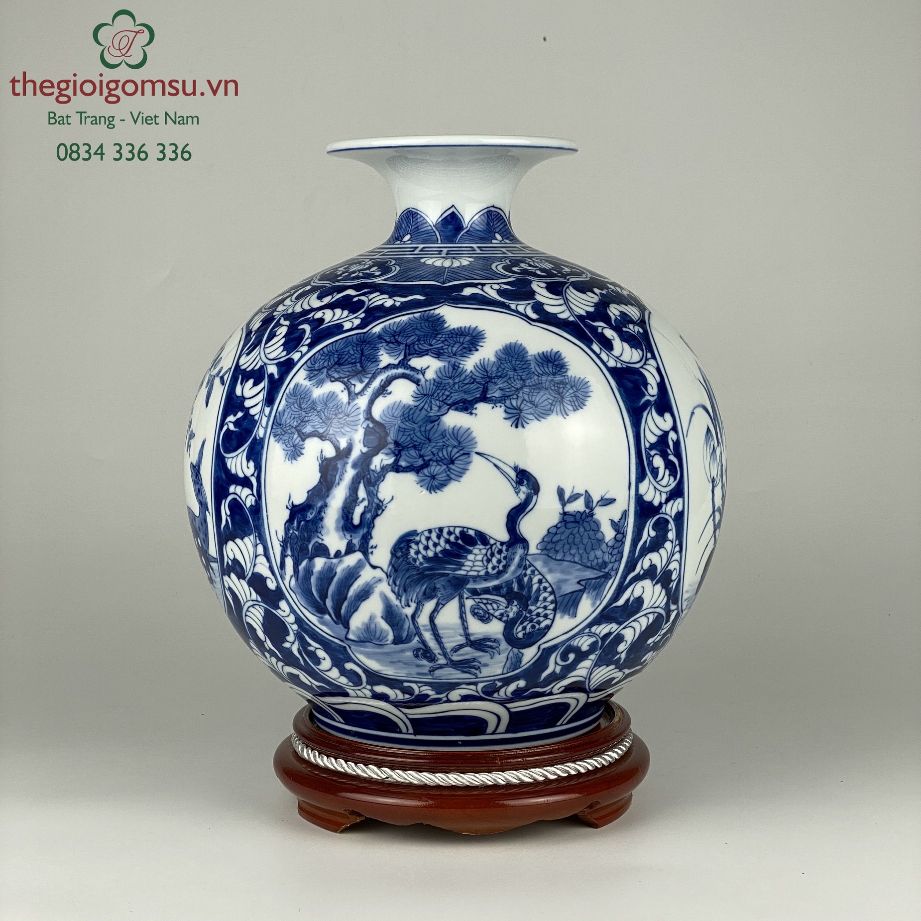 Bình hút lộc "Tứ cảnh" 2