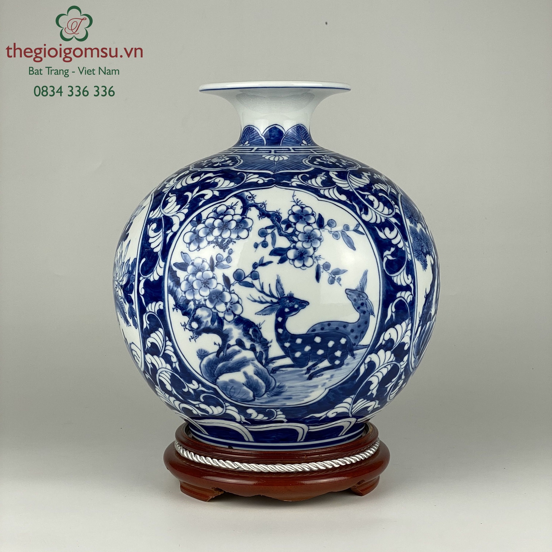 Bình hút lộc "Tứ cảnh" 2