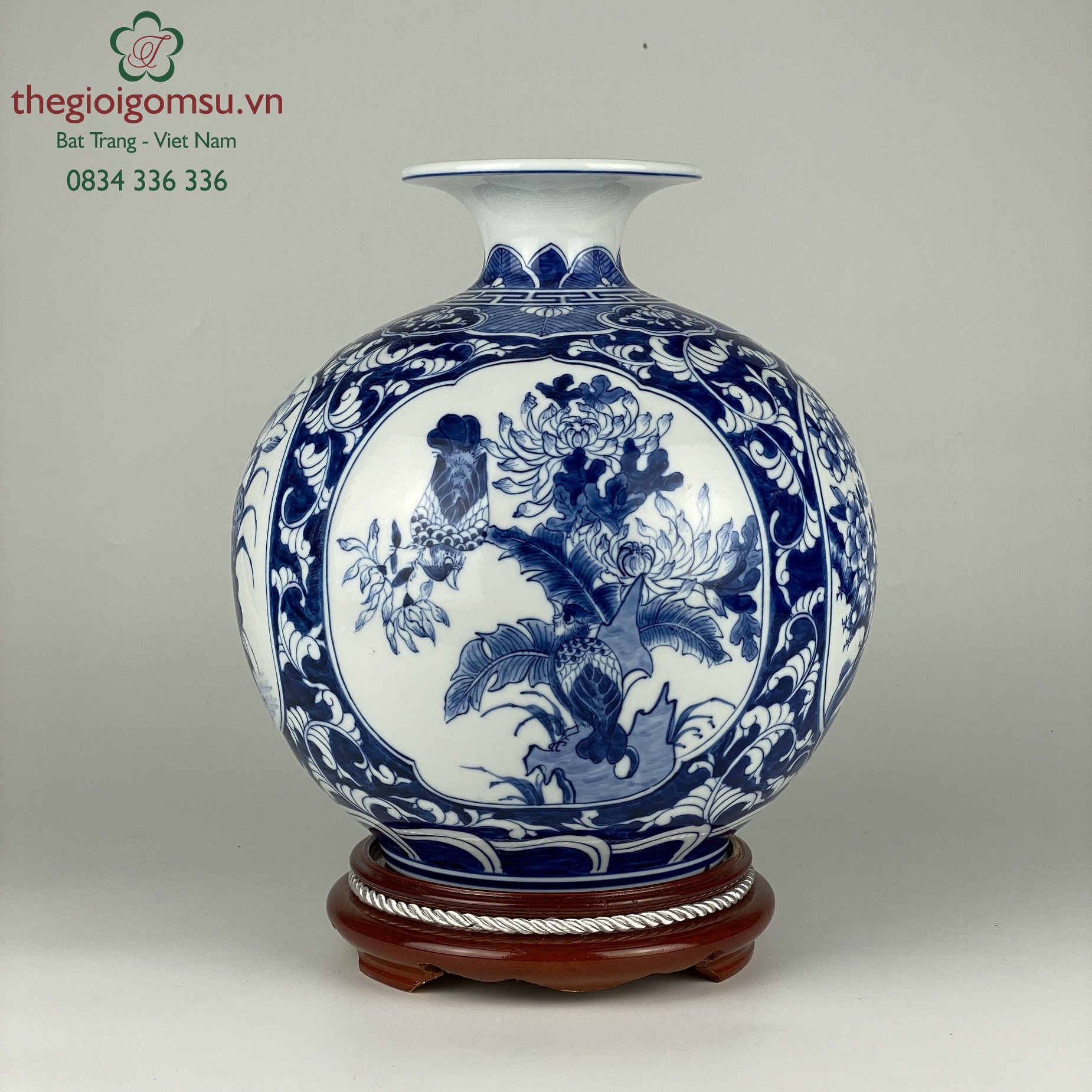 Bình hút lộc "Tứ cảnh" 2