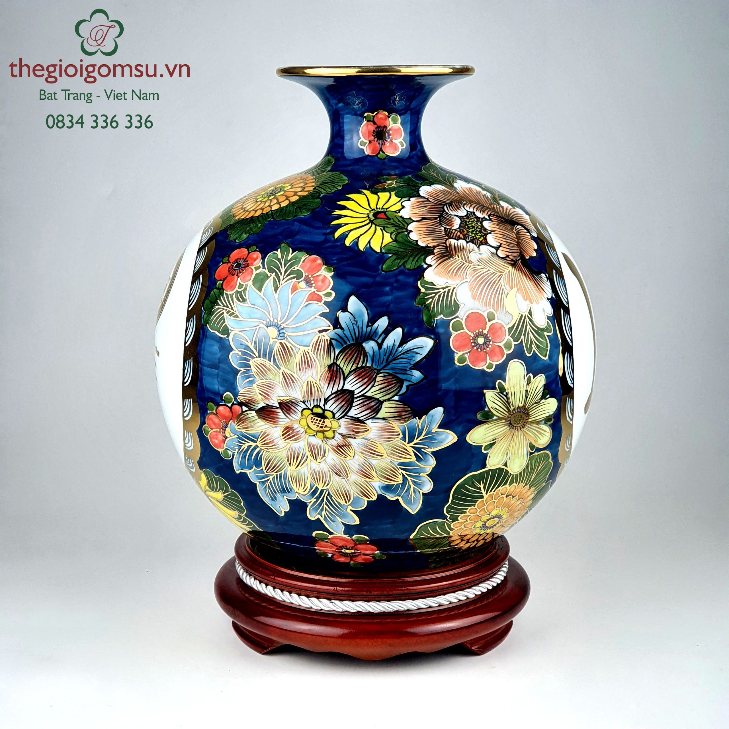 Bình hút tài lộc "Chữ Lộc in logo ngân hàng" vẽ vàng