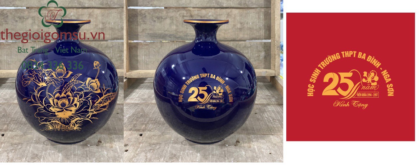 Bình hút Tài Lộc in logo tặng thầy cô giáo