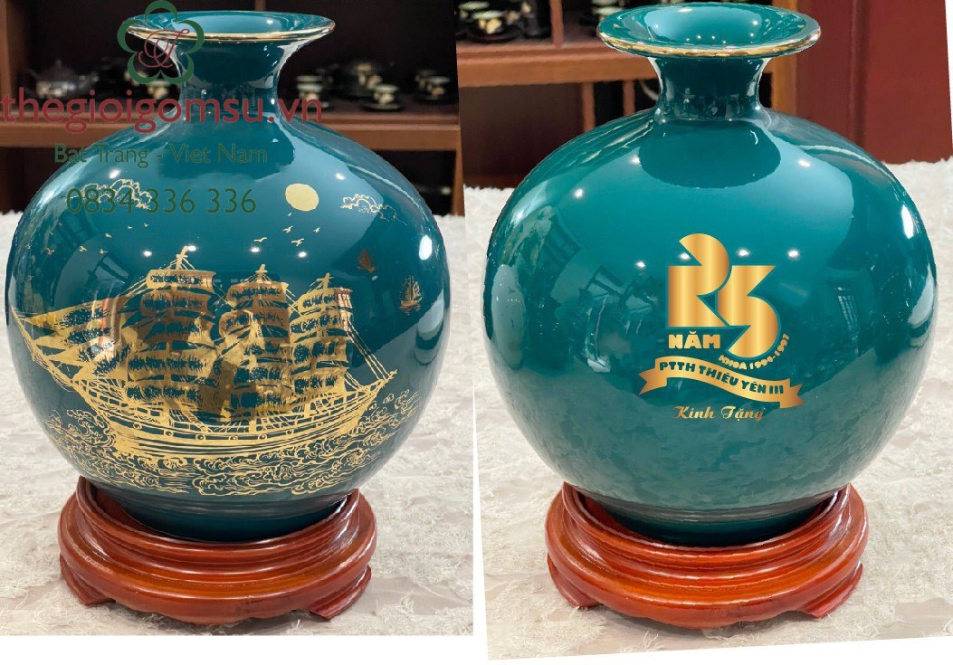 Bình hút Tài Lộc Thuận Buồm Xuôi Gió in logo  kỷ niệm ngày ra trường