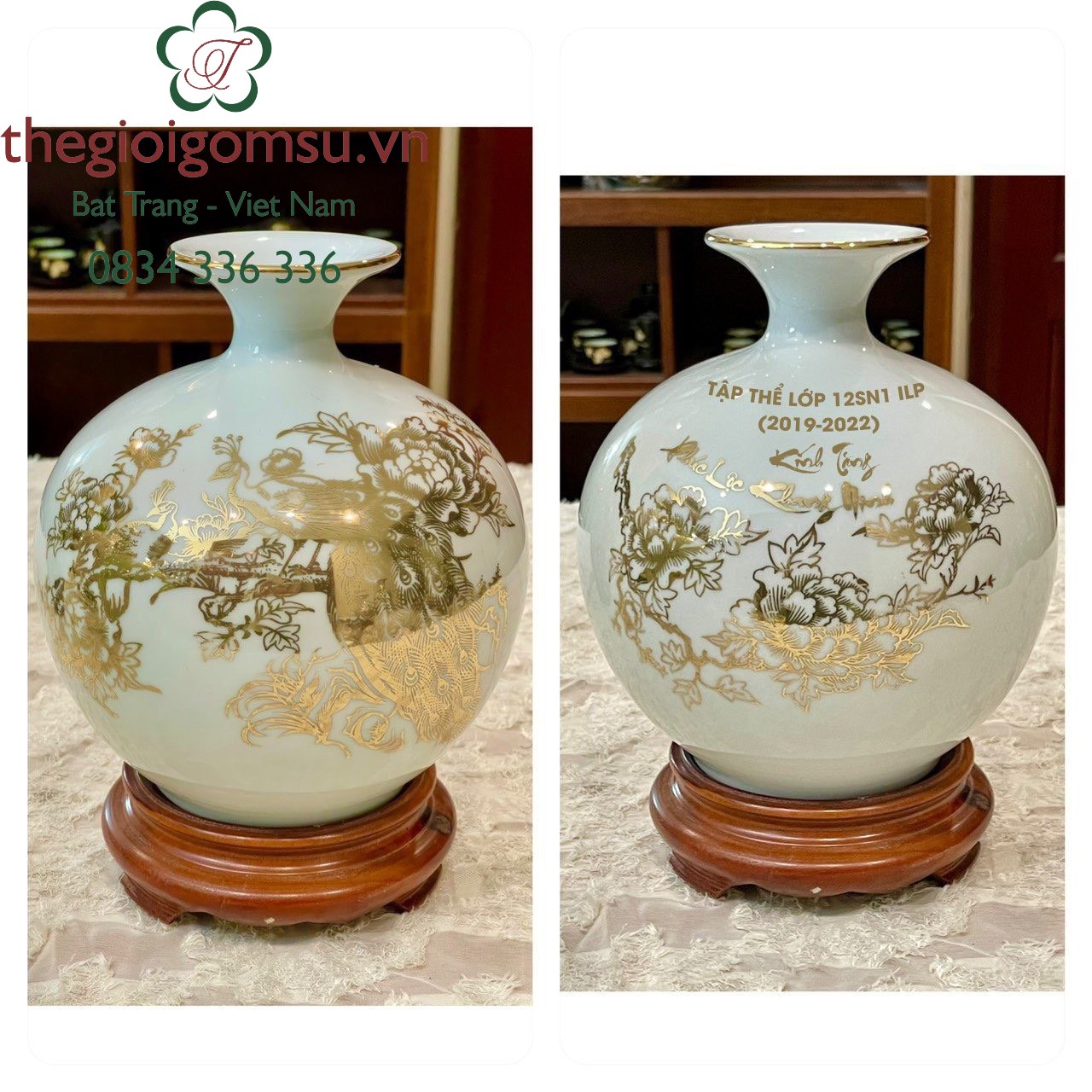 Bình hút Tài Lộc in logo tặng thầy cô giáo