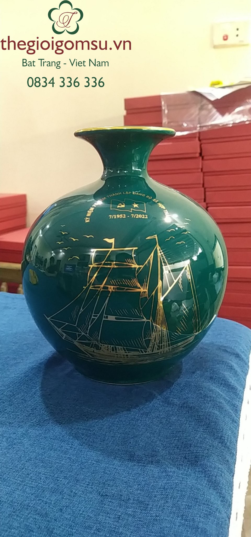 Bình hút Tài Lộc In Logo quà tặng Cơ Quan Đoàn Thể Nhà Nước