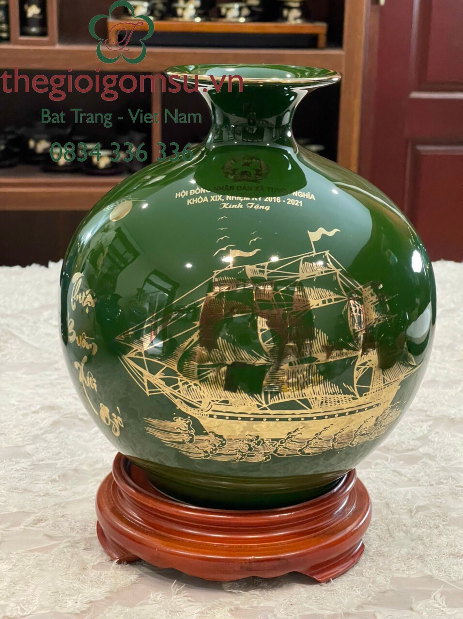 Bình hút Tài Lộc In Logo quà tặng Cơ Quan Đoàn Thể Nhà Nước