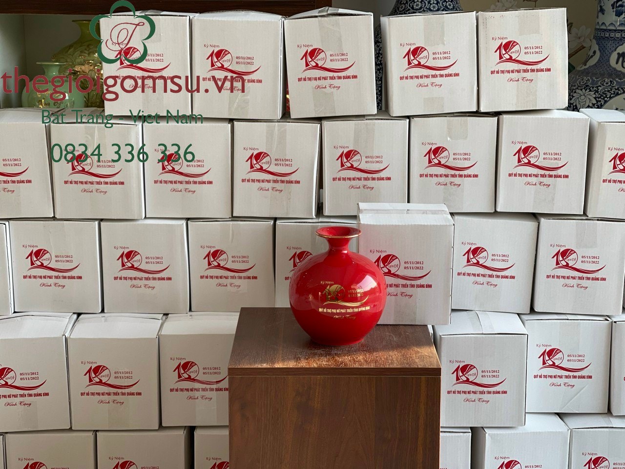 Bình hút Tài Lộc In Logo quà tặng Cơ Quan Đoàn Thể Nhà Nước