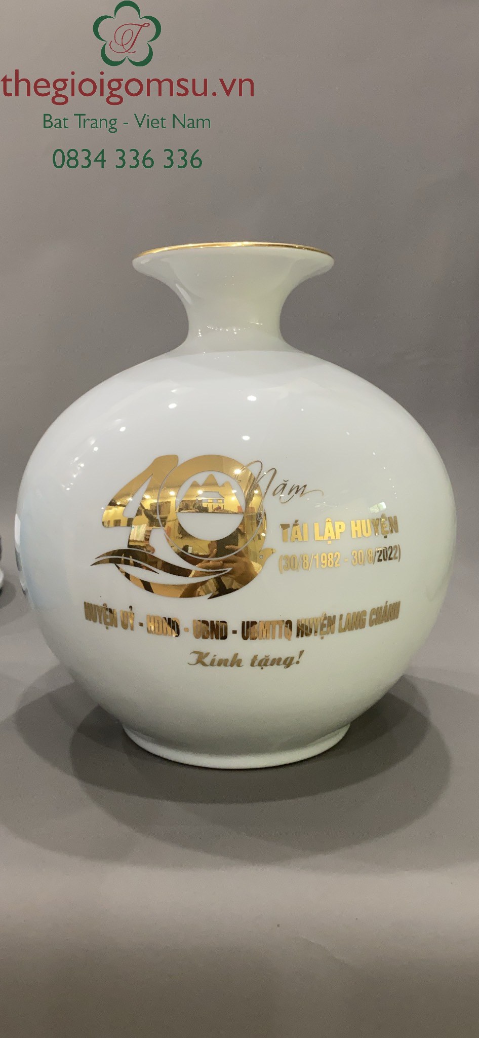 Bình hút Tài Lộc In Logo quà tặng Cơ Quan Đoàn Thể Nhà Nước