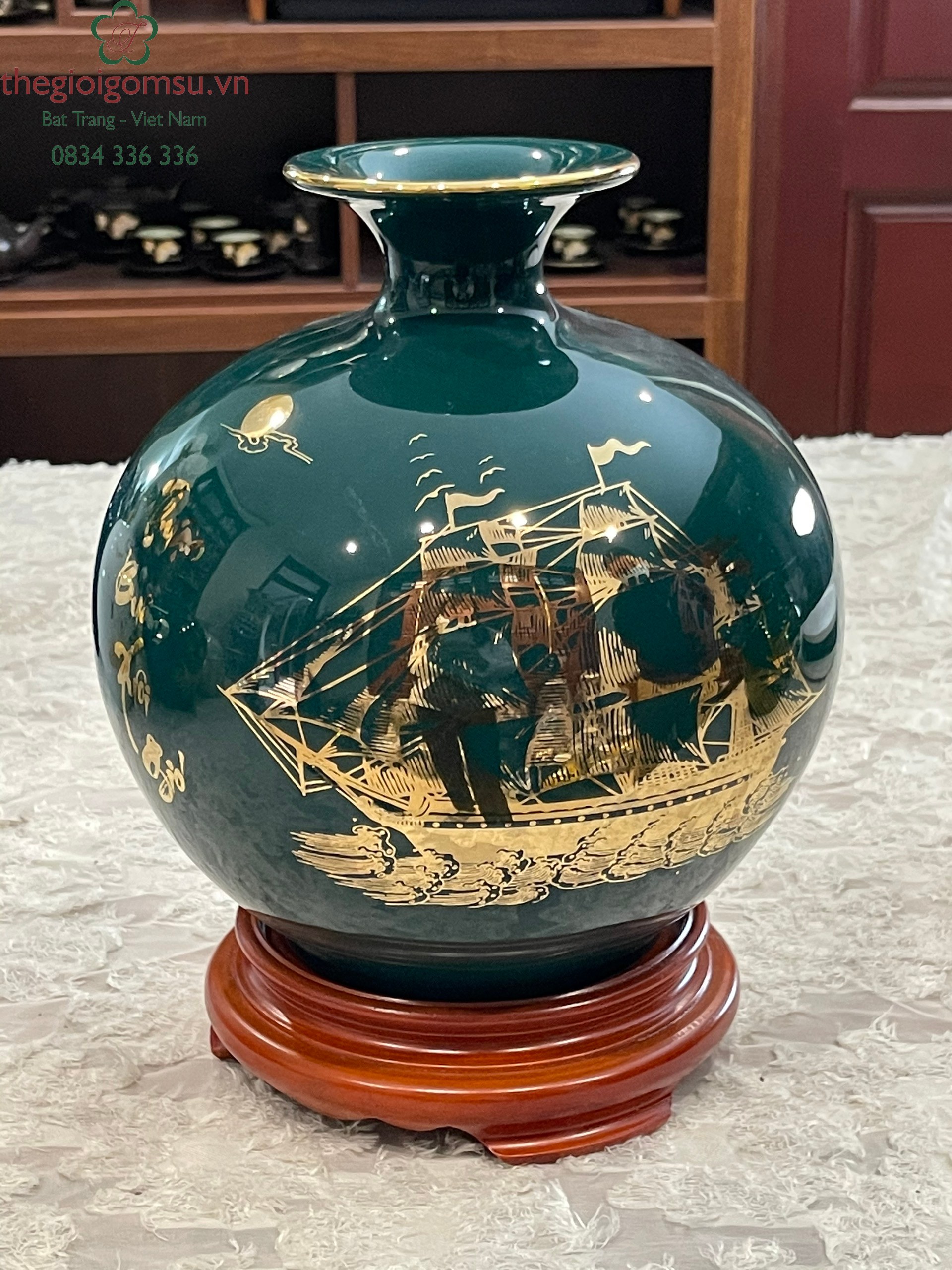 Bình hút Tài Lộc in logo quà tặng đối tác doanh nghiệp