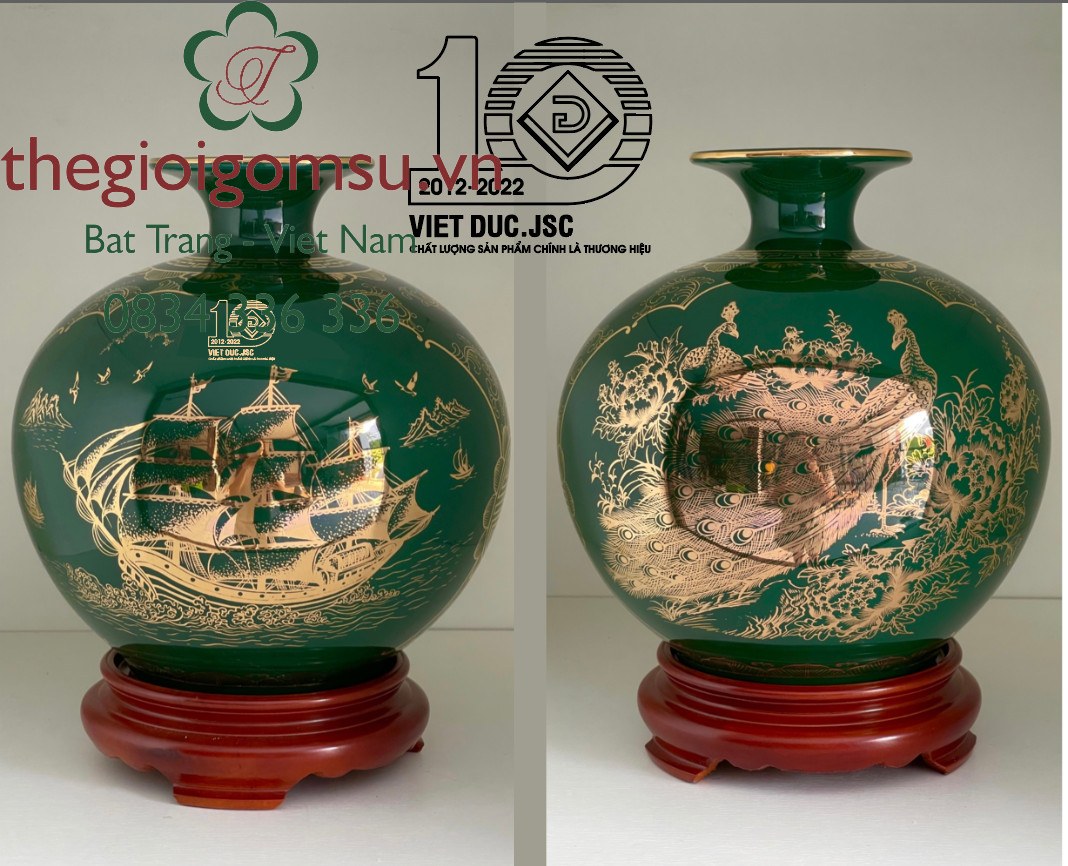 Bình hút Tài Lộc in logo quà tặng đối tác doanh nghiệp