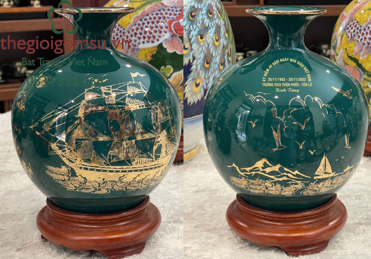 Bình hút Tài Lộc in logo tặng Thầy Cô nhân ngày Nhà Giáo Việt Nam 20/11