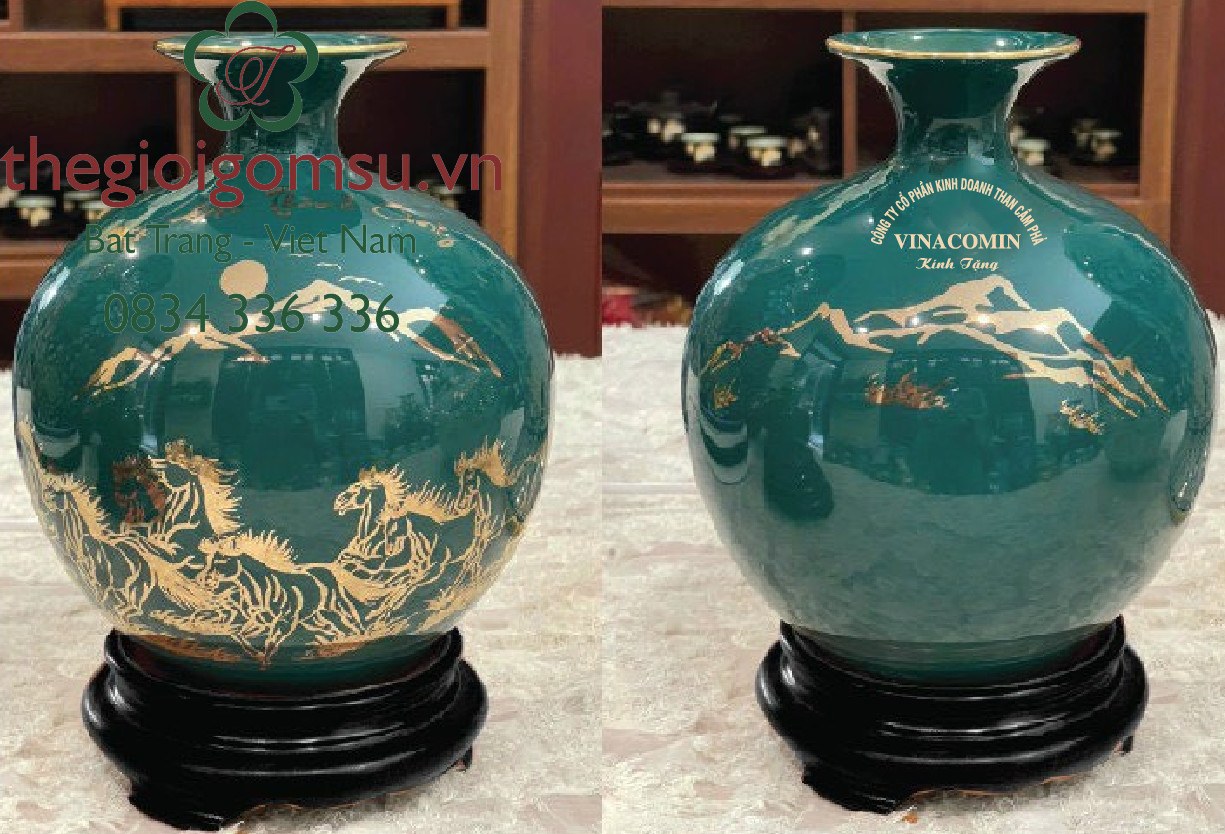 Bình hút Tài Lộc in logo quà tặng đối tác doanh nghiệp