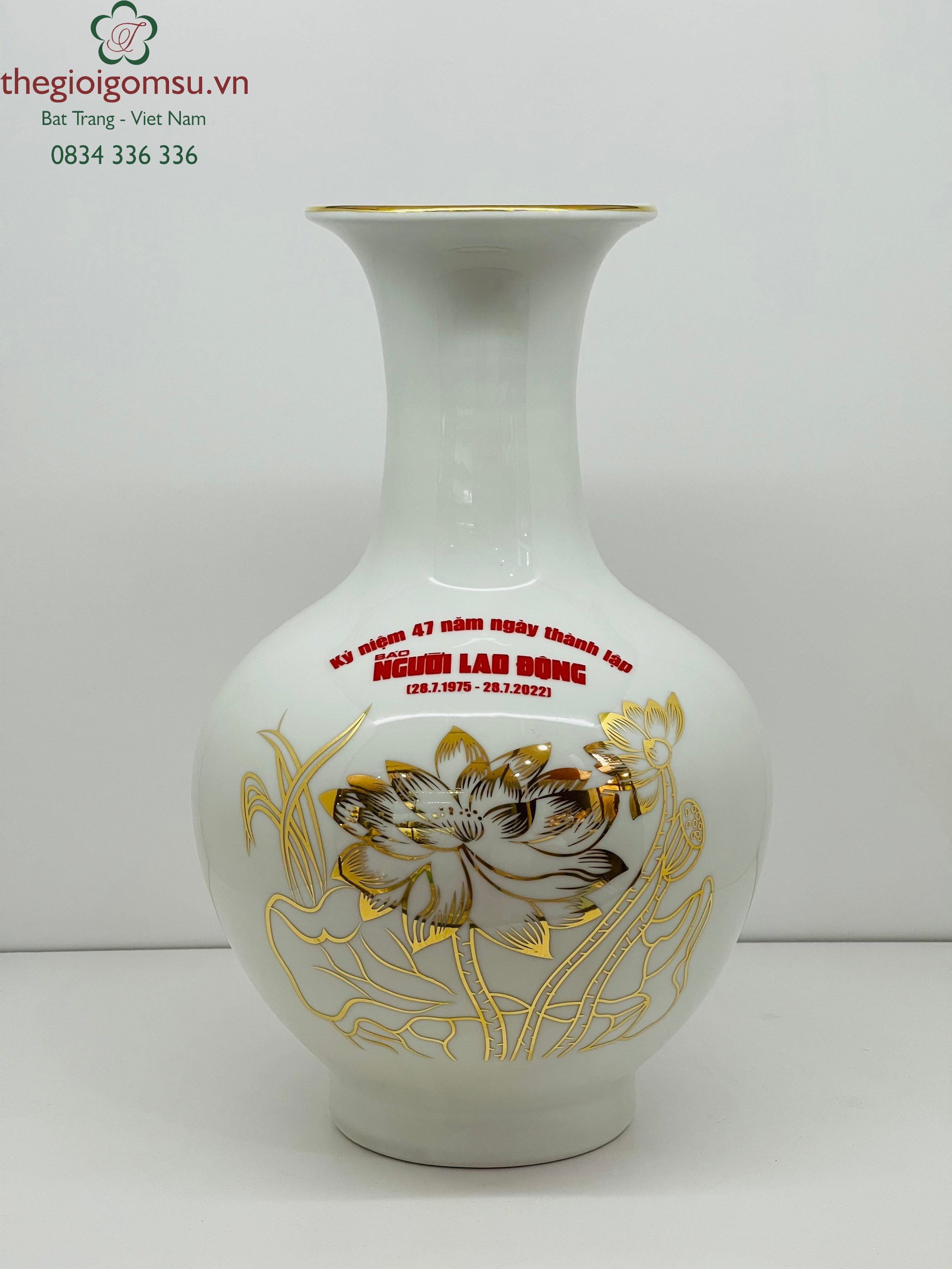 Bình tỏi Hoa Sen in logo nền trắng