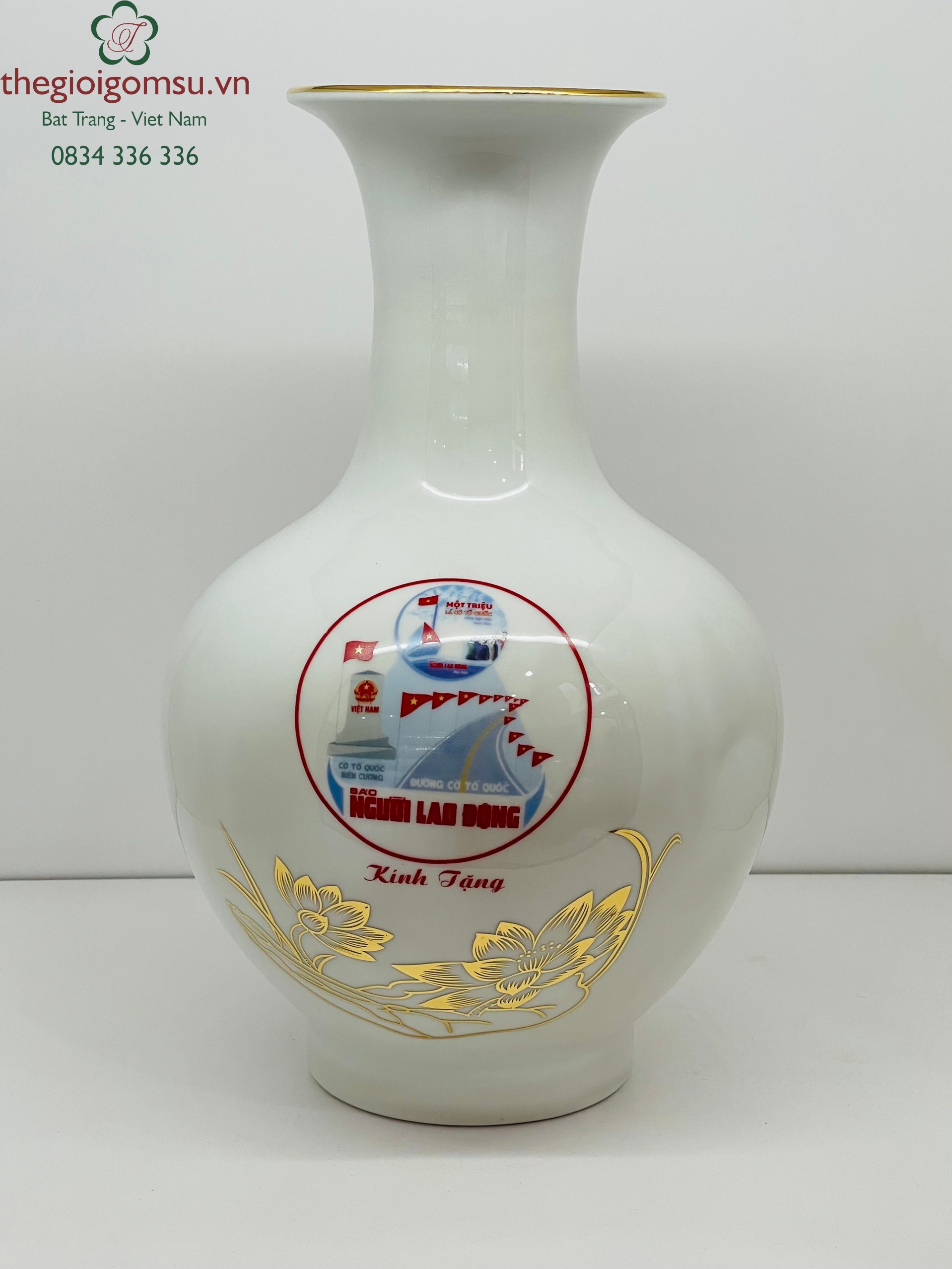 Bình tỏi Hoa Sen in logo nền trắng