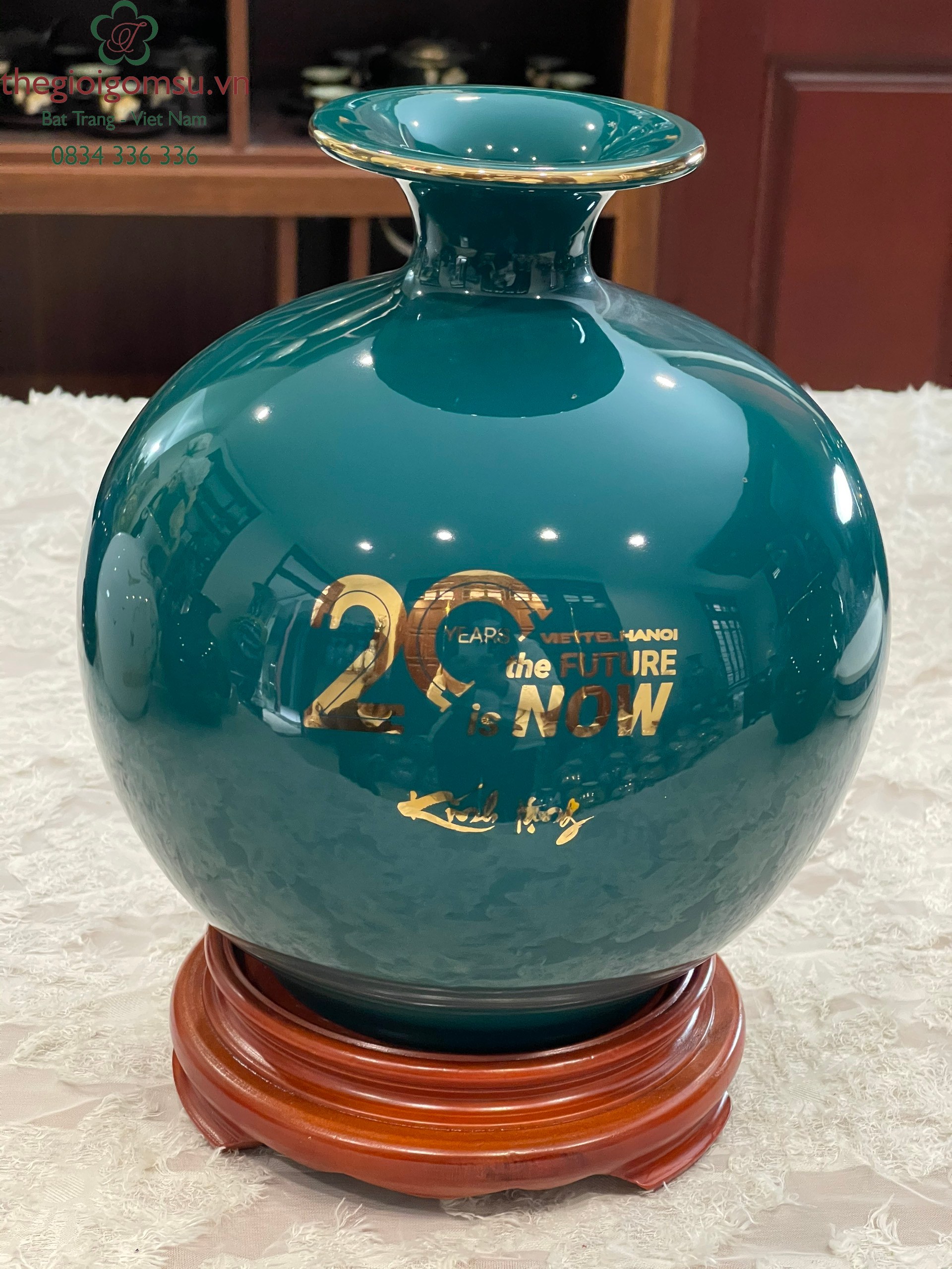 Bình hút Tài Lộc In logo Viettel