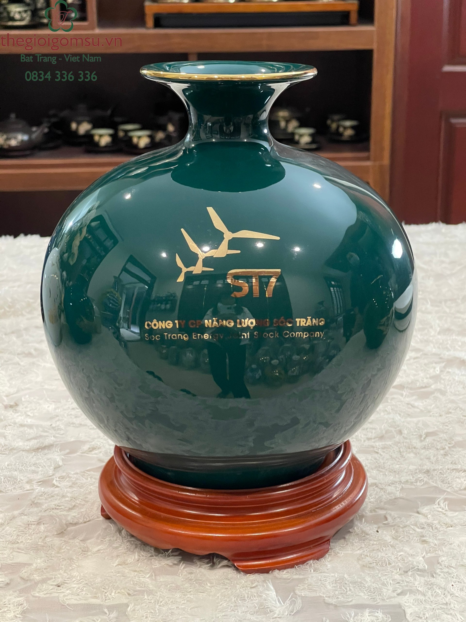 Bình hút Tài Lộc In logo Viettel