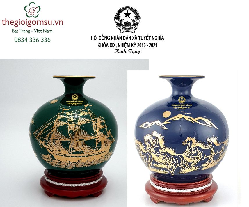 Bình Hút Tài Lộc  in logo theo Hợp Đồng