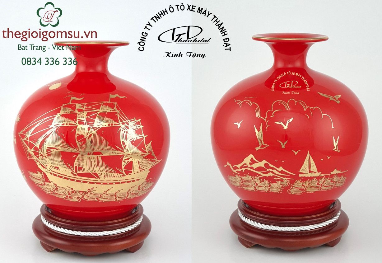 Bình Hút Tài Lộc  in logo theo Hợp Đồng