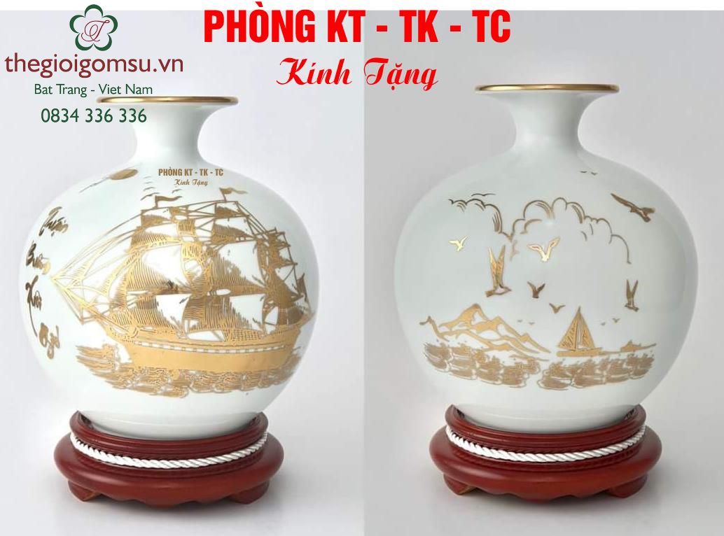 Bình Hút Tài Lộc  in logo theo Hợp Đồng