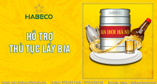 Hỗ trợ thủ tục lấy Bia