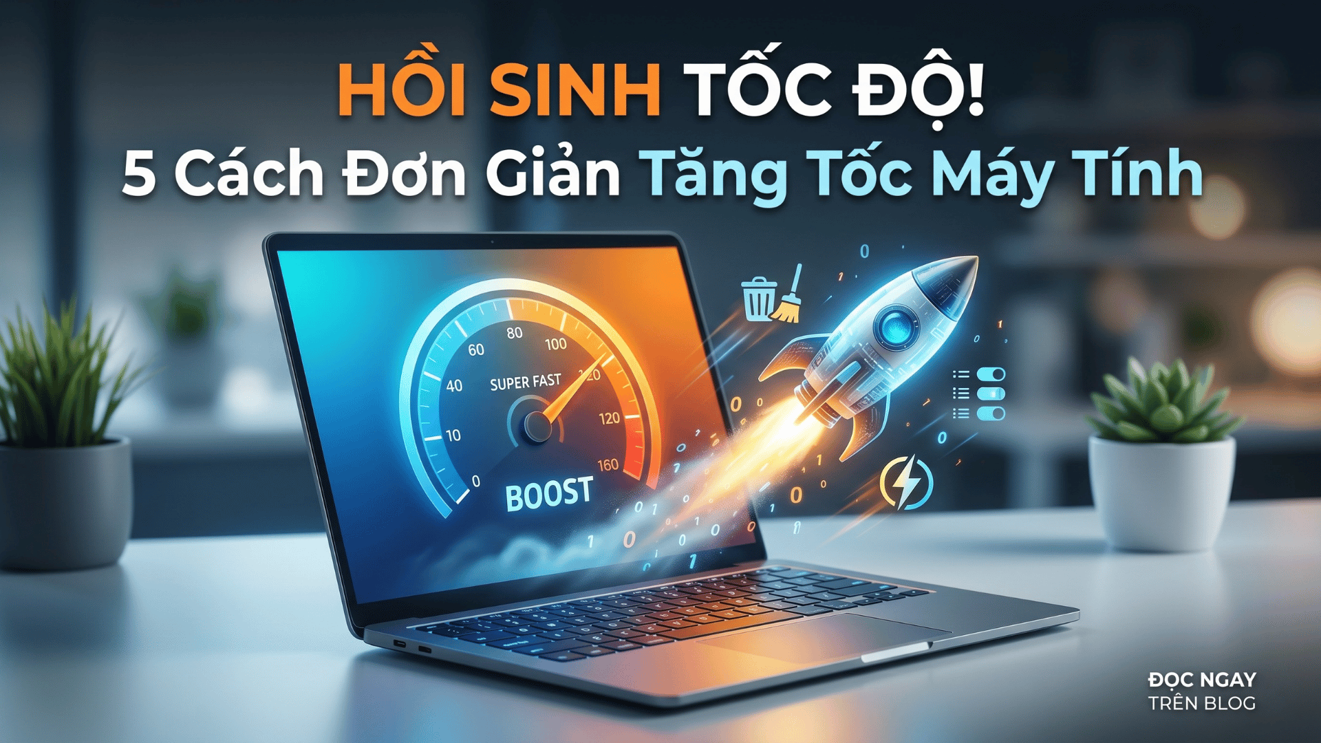 Tăng tốc máy tính chạy chậm như “rùa bò” của bạn bằng 5 thủ thuật cực đơn giản!